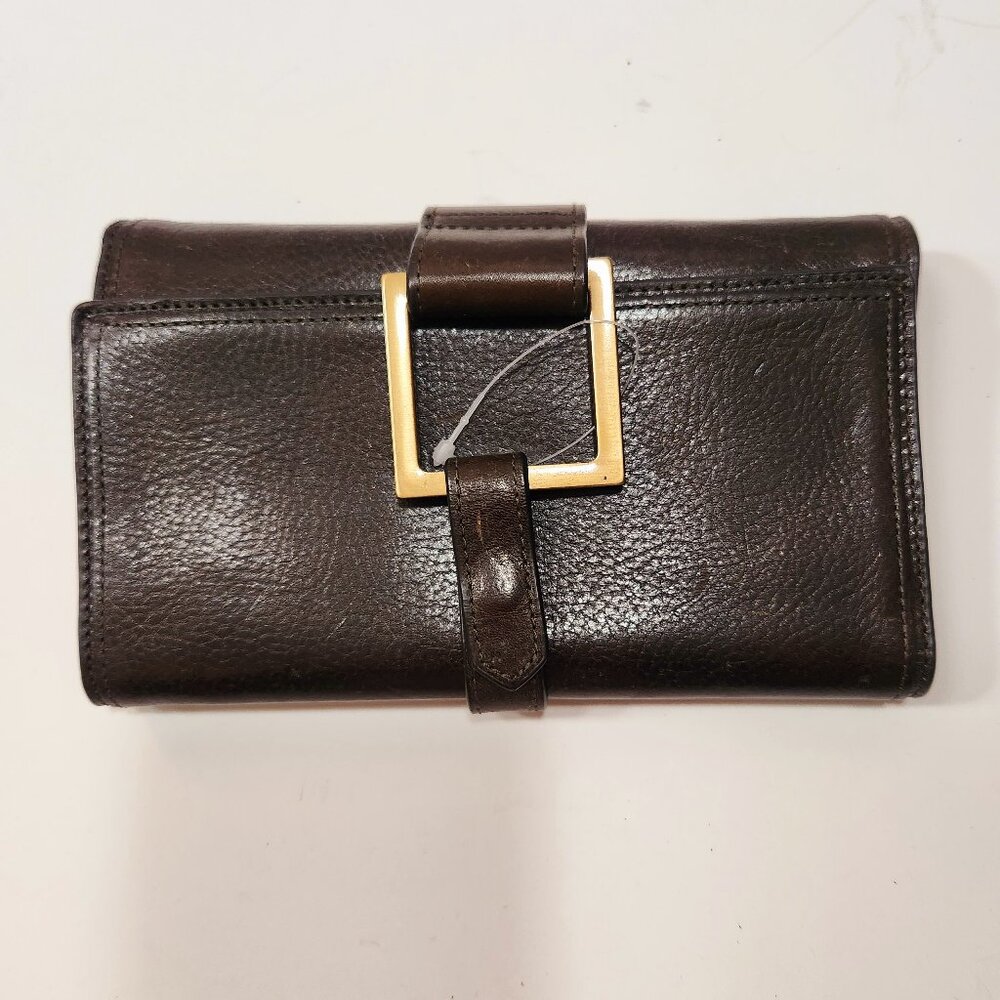 BCBG Large Leather Wallet/Clutch